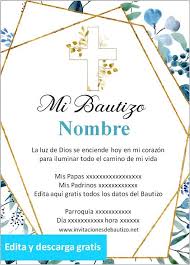 Las Mejores Invitaciones Para Bautizo De Nino Para Editar 2020 Bautizo Nino Invitaciones Bautizo Invitaciones Bautizo Nino 50 elegantes plantillas para invitaciones de boda. bautizo invitaciones bautizo nino