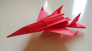 Cara Membuat Pesawat Tempur Dari Kertas Origami