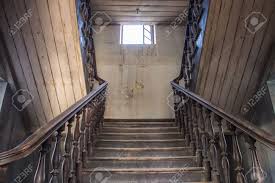 Wood balusters offered as round bottom balusters, square bottom pin top. Old Wooden Staircase Railing Handrails Balusters And Stair Stock Photo Picture And Royalty Free Image Image 53208981