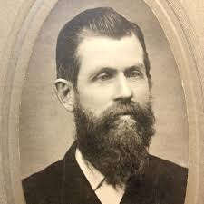 Antique Photo On Board Joseph Bunnell Avoca Iowa Studio Portrait Well  Groomed