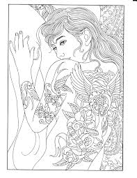 Printable Coloring Page People Coloring Pages Coloring Pages Mermaid Coloring Book