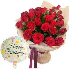 Maybe you would like to learn more about one of these? Buy 12 Red Roses Bouquet With Happy Birthday Balloon In Vietnam