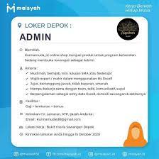 Check spelling or type a new query. Loker Akhwat Admin Atmago