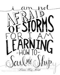 Louisa May Alcott on Pinterest | Facing Fear, Quote and Storms via Relatably.com