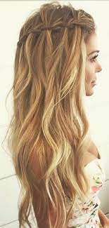 Cowgirl Summer Hairstyle Inspiration Cowgirl Magazine Braided Prom Hair Waterfall Braid Hairstyle Long Hair Styles
