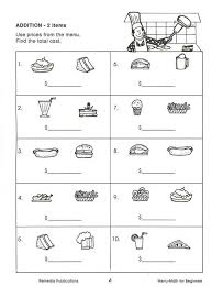 Students complete a menu worksheet which includes. Real Life Math Menu Math For Beginners 1561750166 Christianbook Com
