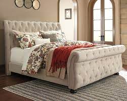 Deliver · pickup · shabby chic violeta bed diamond tufted headboard and footboard upholstered slats included · signature design by ashley ashley furniture . Willenburg Queen Upholstered Sleigh Bed B643b3 74 77 98 Complete Beds Lifestyle Furniture Oh