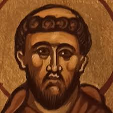 Saint Francis of Assisi ( Ο Άγιος Φραγκίσκος), Hand Painted Greek Orthodox  Byzantine Icon.