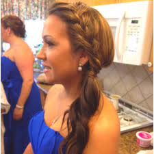 Bridesmaid Braid And Side Pony By Me Jackiechan Bridesmaid Ponytail Bridesmaid Hair Side Bridesmaid Hair