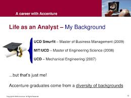 Ppt Accenture Management Consulting Ucd Careers Week 8 Th February 2011 Powerpoint Presentation Id 4393629