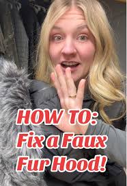 How to Fix Burnt Faux Fur North Face