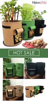 51 Off Tomatoes Potato Grow Bag With Handles Flowers Vegetables Planter Ba 51 Off Tomatoes Potato Grow In 2020 Planter Bags Vegetable Planters Planting Tools