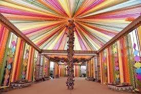 This glittering gemstone wedding theme really rocks. Rainbow Themes To Brighten Up Your Indian Wedding Celebration Bridal Wear Wedding Blog