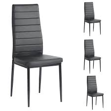 Smilemart mid century modern dining chairs with arms and wooden legs, set of 4, pink. Furniture R Dining Chair Set Of 4 Simple Style Soft Padded Side Chairs Metal Legs For Dining Room Table Kitchen Furniture Black Walmart Canada