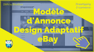 Je Vais Vous Aider A Vendre Plus Sur Ebay Avec Un Modele D Annonce Adaptatif Et Optimise Par Steph Webnet