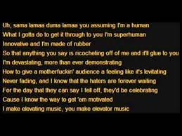 Rap God Fast Part Lyrics Youtube Rap Song Lyrics Rap God Eminem Lyrics