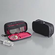 cosmetic bag small makeup case travel