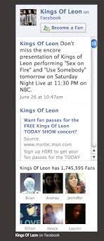 Facebook Introduces The Fan Box. Take That, Myspace. | Techcrunch