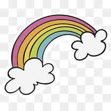 Hand Painted Cloud Rainbow Rainbow Png Watercolor Flower Background Doodle Pages