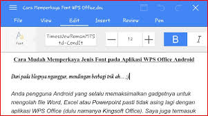 Cara Mudah Memperkaya Jenis Font Pada Aplikasi Wps Office Android Pither Yurhans Lakapu