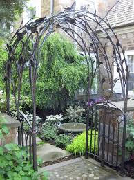 Natural Leaf Arbor Custom Designs Available In 2020 Metal Arbor Garden Structures Garden Gates
