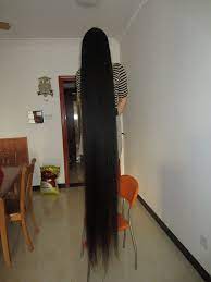 Zhu Aimei Has Floor Length Plus Long Hair Now Chinalonghair Com Long Hair Styles Extra Long Hair Super Long Hair