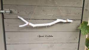 Setpreis dekoast 5 fl vasen 65cm weiss braun fenster hange ast. Decoast With Hook L60cm Vintage Style Diy Window Decoration Branch In White Decast Branch For Hanging Shabby Chic Hanging Decoration Handmade Unique Fensterdekoration Hangende Dekorationen Vintage Stil