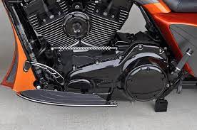2014 Street Glide Candy Tangerine Satin Grey 30 Pm Wheel 18 Glenndyne Rotor W Dual Calipers Hhi Single Side Front End Kit American Suspension Raked Neck