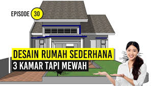 Gambar bestek rumah minimalis ini terdiri dari denah, tampak sekian postingan singkat kali ini mengenai gambar rumah sederhana 3 kamar tidur dwg autocad, semoga bisa bermanfaat untuk yang. Desain Rumah Sederhana 3 Kamar Tapi Mewah Youtube