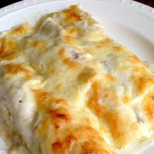 Chicken Enchiladas With Sour Cream White Sauce Recipe White Sauce Recipes Recipes Enchilada Recipes