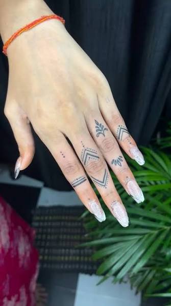 Taurus Finger Tattoo