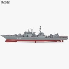Udaloy Destroyer In 2020 Type 23 Frigate Model Ships 3d Model