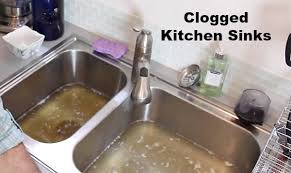 how to unclog a kitchen sink home