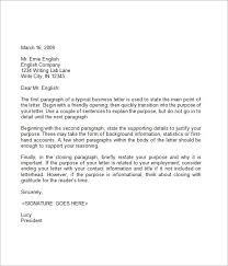Business Closing Letter Business Letter Example Business Letter Format Business Letter Template