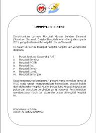 Useful phrases for a formal letter of application. Hospital Umum Sarawak