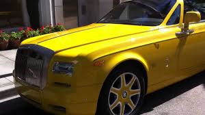 Another owner is paolo maltese (george c. Yellow Rolls Royce Phantom Drophead Coupe In Beverly Hills 720p Youtube
