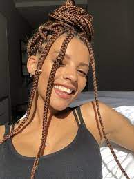 Unique Box Braids Hairstyles To Make You Look Super Hair Styles Braided Hairstyles Box Braids Styling