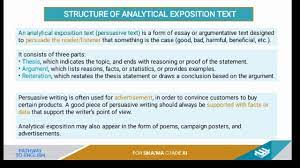 Exposition can be seen in music, films, television shows, plays, and written text. Media Pembelajaran Analytical Exposition Text Chapter 4 For Grade Xi Youtube