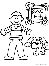 Color blue and her friend magenta in this printable coloring sheet. 67 Blues Clues Ideas Blues Clues Blue S Clues Blues