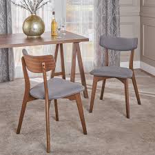 Alibaba.com offers you some of the finest and luxuriously designed grey fabric dining chairs that are aesthetically appealing and can provide consistent comfort at the same. Ari Dark Grey Fabric Dining Chairs Set Of 2