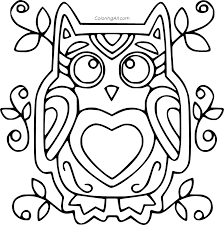 Due to varied stimulation in the environment, one can lose attention to their main job rather quickly. Easy Abstract Owl Coloring Page Coloringall