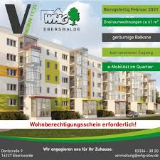 Immobilien in eberswalde (barnim) mieten: Whg Verlangert Angebot An Mietpreis Und Belegungsgebundenen Wohnungen Stadtweit