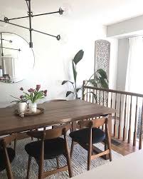 Wood Table And Chairs Minimalist Dining Room Mid Century Modern Dining Room Mirror Dining Room