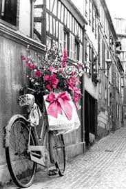 Black And White Bike Color Lovers Bouquet Romance Poster 91 5cm X 61cm Buy Online Color Splash Photography Color Splash White Photography