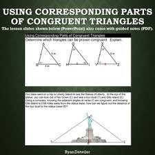 Right angles are congruent when you are given right triangles and/or a square/ rectangle 8. Triangle Congruence Worksheet Espaco B