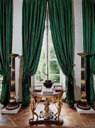 Wizard draped in emerald green by warpwood, released 19 january 2020. Hubert De Givenchy For Christie S During The Biennale Des Antiquaires Green Curtains Emerald Green Curtains Home