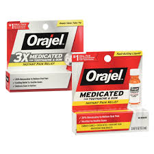 Oragel or some type of vaseline works best. Orajel Sena Rx Pharmacy