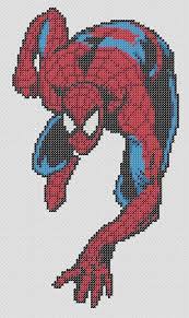 'spiderman' counted cross stitch kit by cross stitch kingdom. 33 Spidermann Supermann Ideen Supermann Bugelperlen Stickmotive