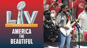 And that's before there's even been a touchdown! H E R Sings America The Beautiful At Super Bowl Lv Youtube