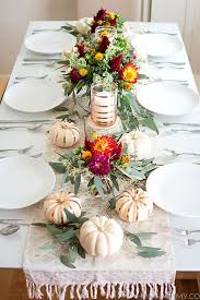 Helped along by gourds, pine cones, and lanterns, it's such a fun, unexpected twist on the traditional tablescape. 40 Best Thanksgiving Table Decor Ideas Thanksgiving Table Settings